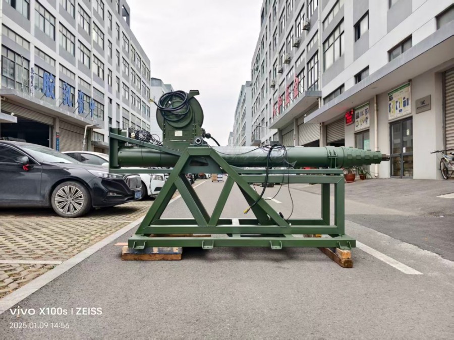 25m electric lockable spindle telescopic mast