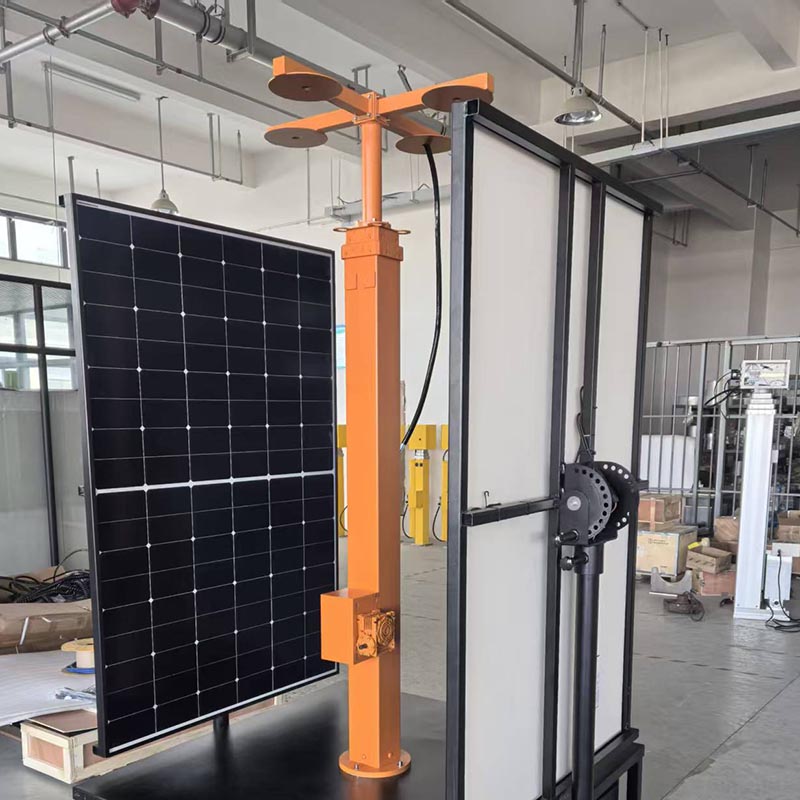 Square Tubing Manual Mechanical Mast
