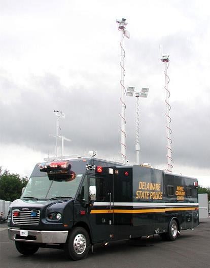 4.5m vehicle roof mobile led lighting tower