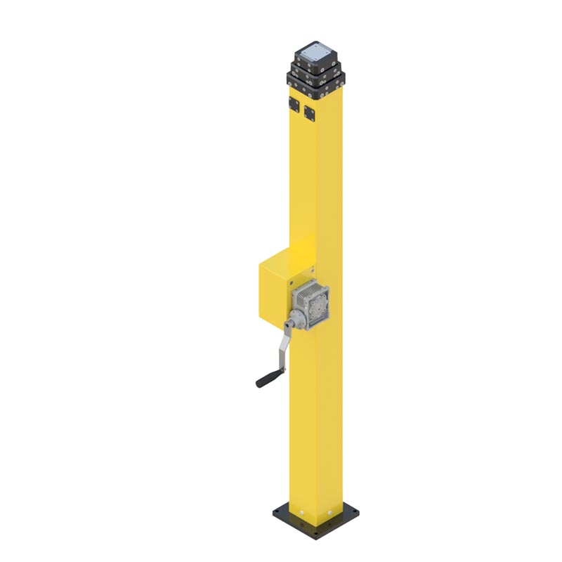 Square Tubing Manual Mechancial Mast